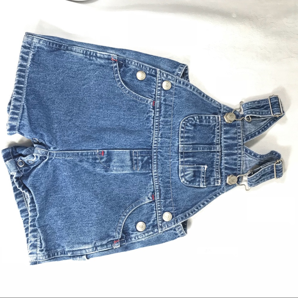Baby gap denim shortalls 6-12 mos.